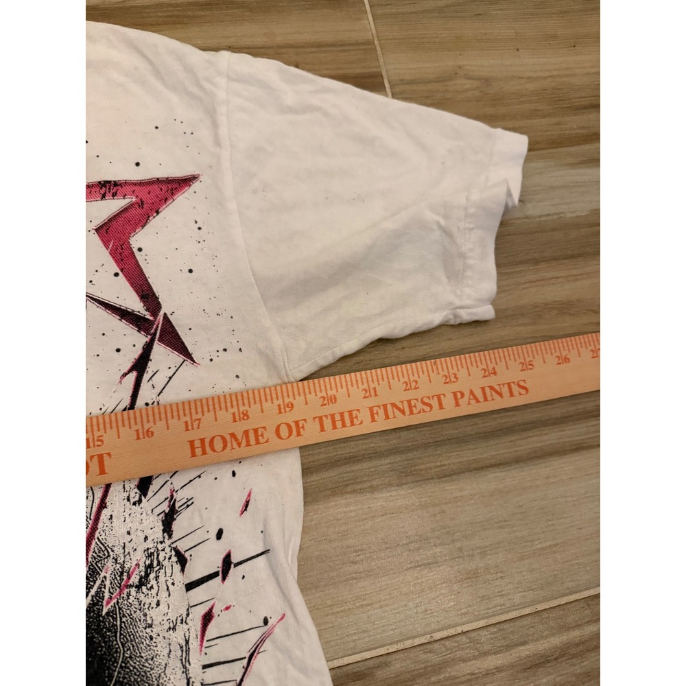 Lost Hills Sad Boy Graphic T-Shirt White Skull Brain Streetwear Mens Small USA - Picture 8 of 8
